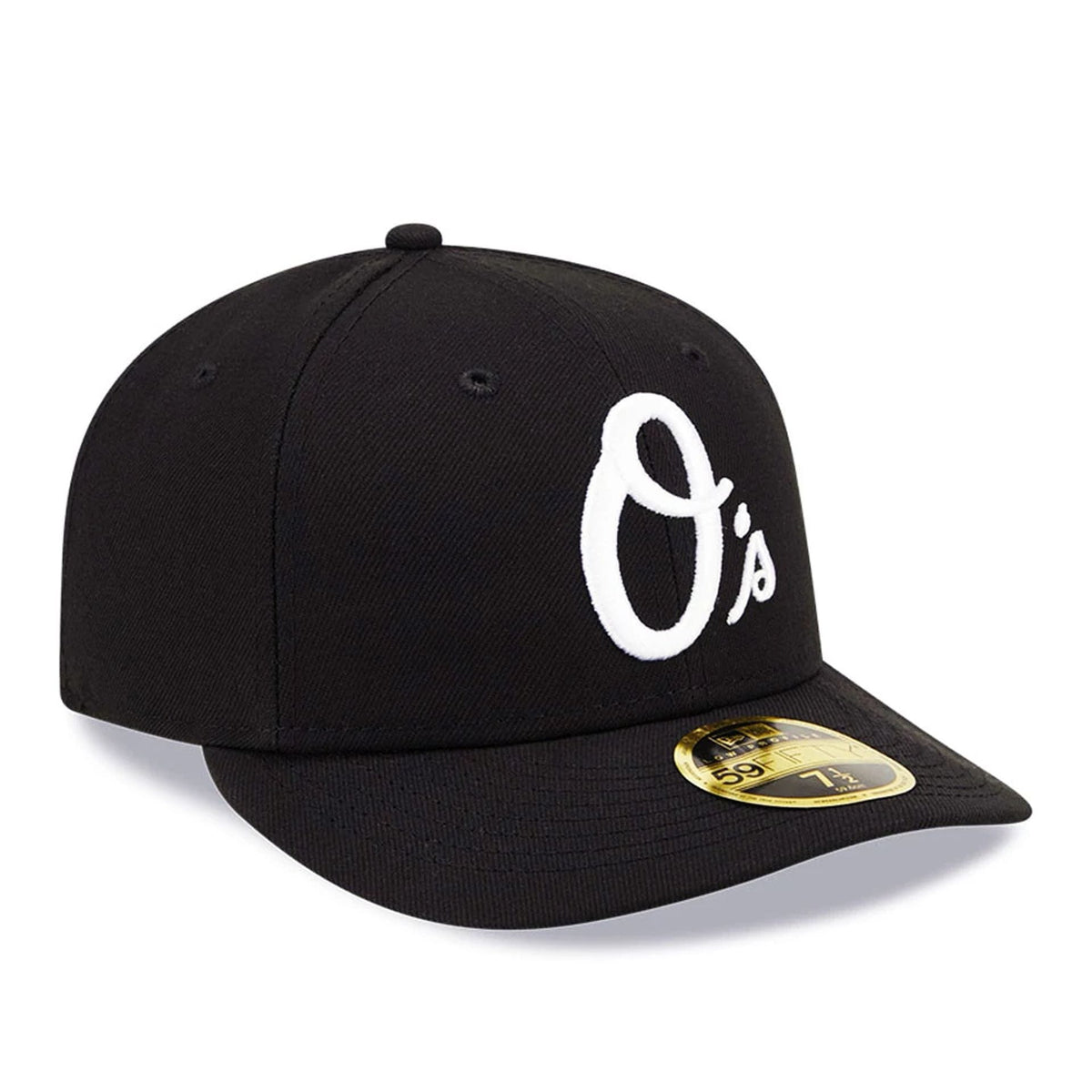Baltimore Orioles MLB Black Low Profile 59FIFTY Fitted Cap-zelvios