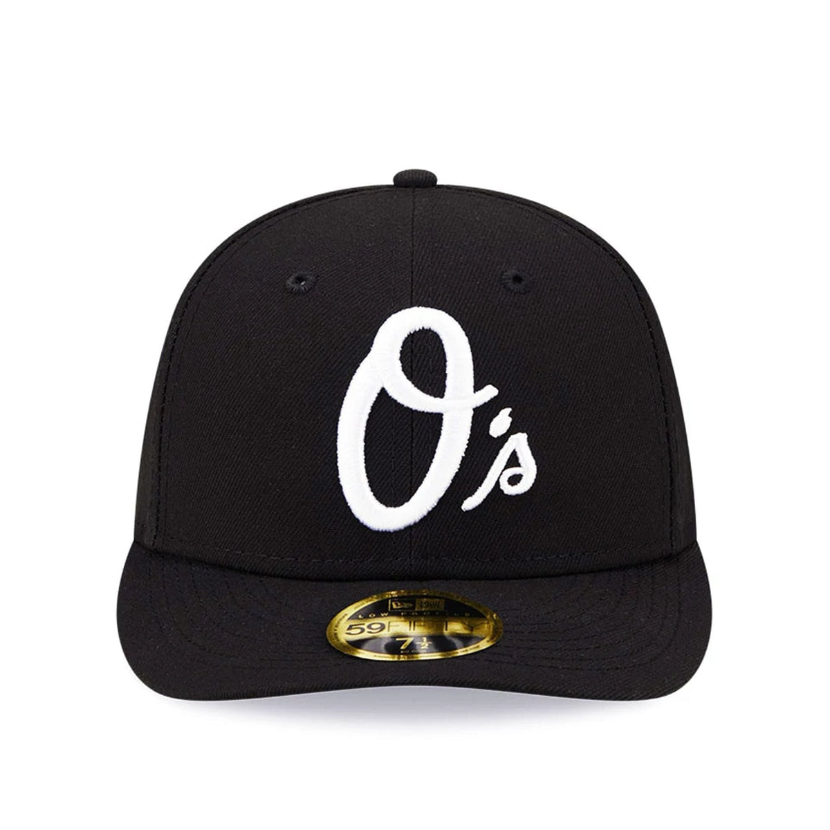 Baltimore Orioles MLB Black Low Profile 59FIFTY Fitted Cap-zelvios