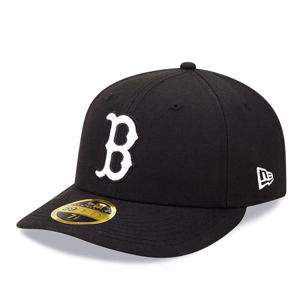 Boston Red Sox MLB Black Low Profile 59FIFTY Fitted Cap-zelvios