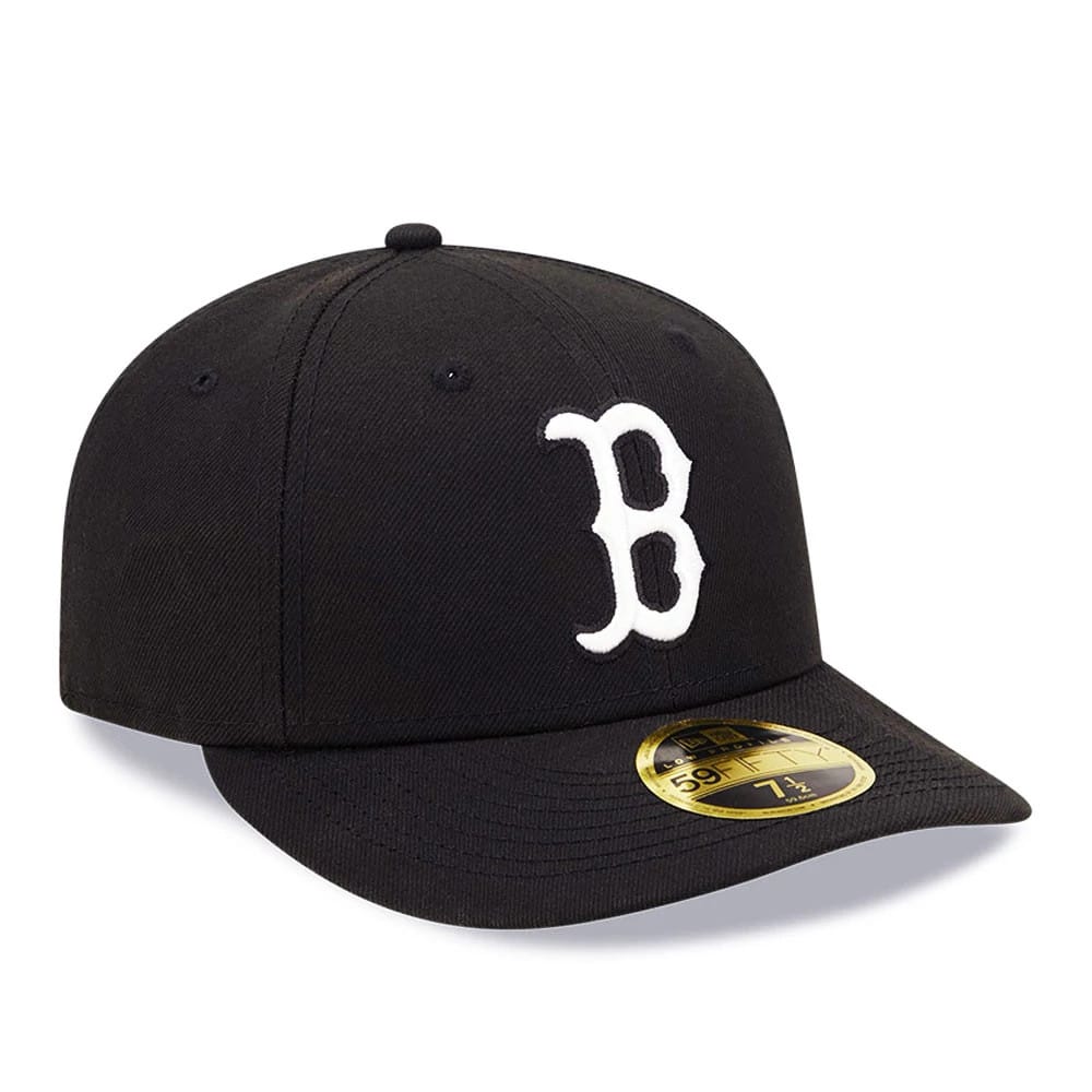 Boston Red Sox MLB Black Low Profile 59FIFTY Fitted Cap-zelvios