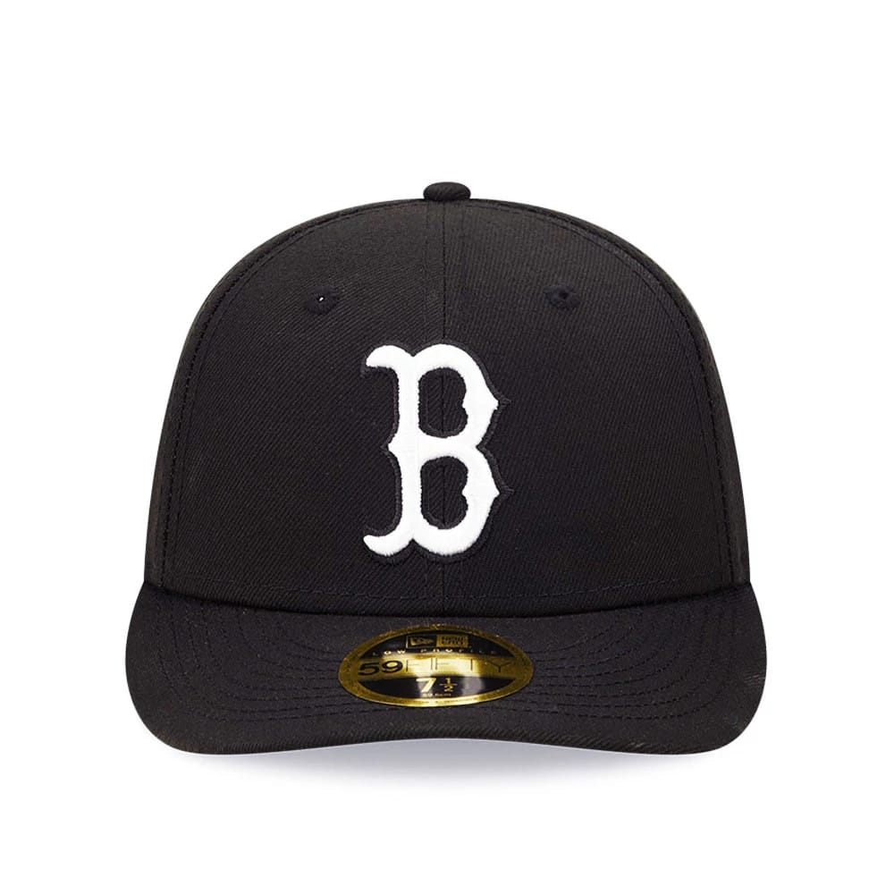 Boston Red Sox MLB Black Low Profile 59FIFTY Fitted Cap-zelvios
