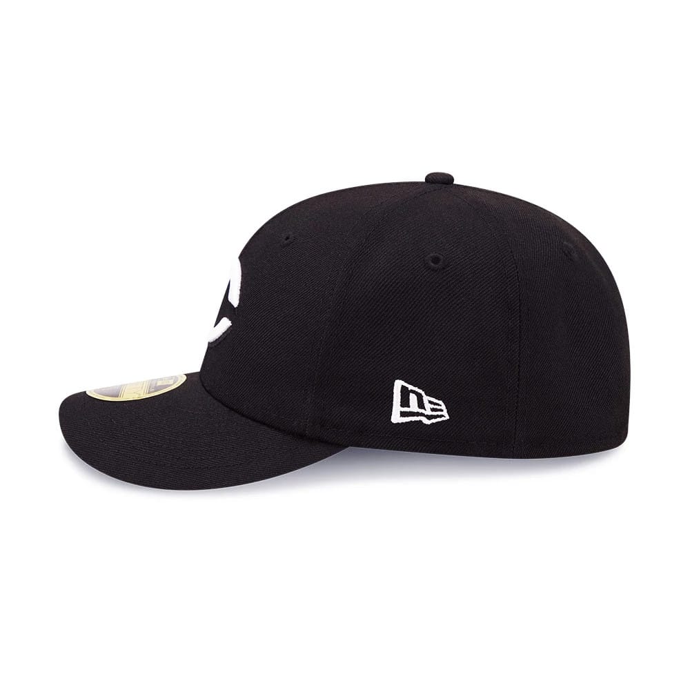 Cincinnati Reds MLB Black Low Profile 59FIFTY Fitted Cap-kentox