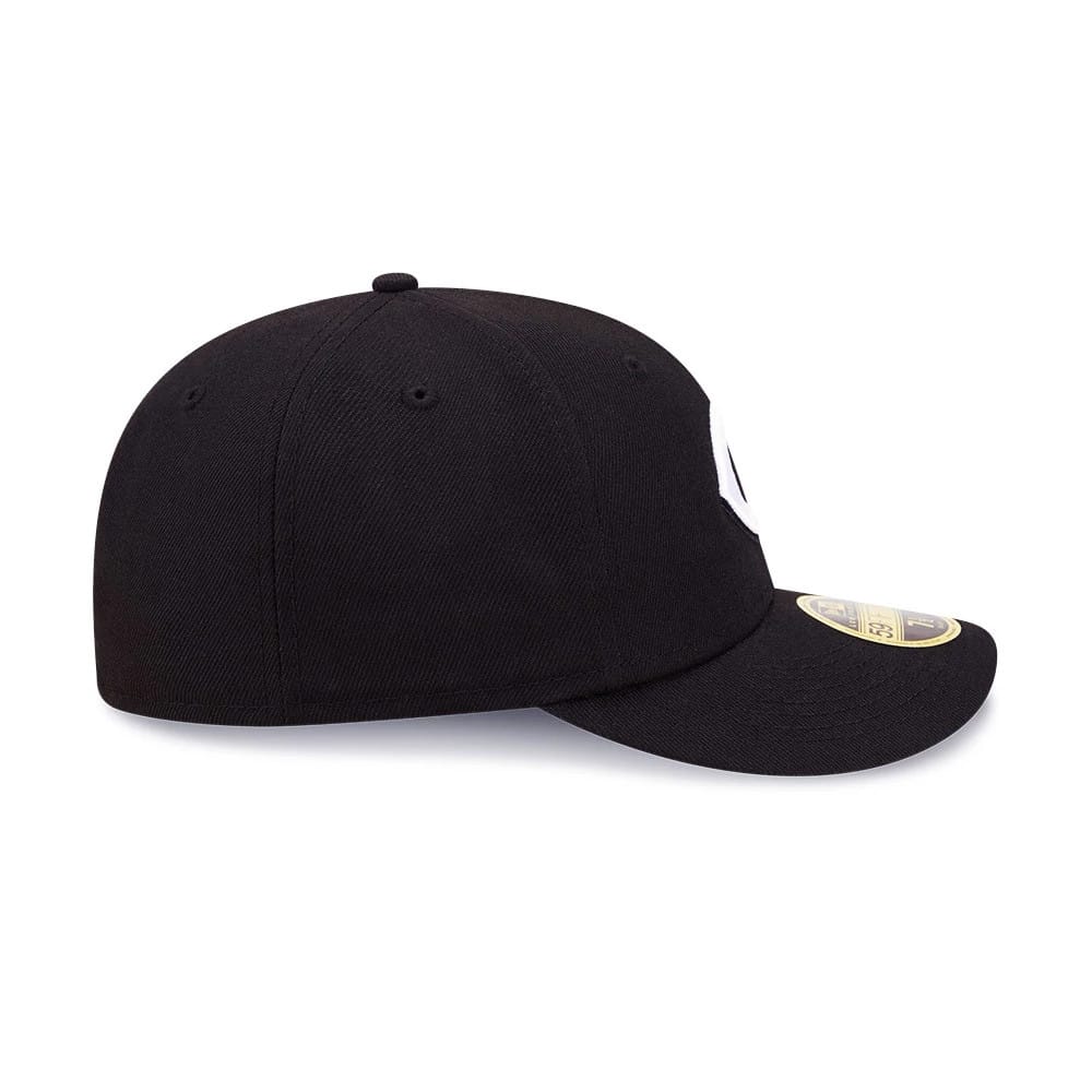 Cincinnati Reds MLB Black Low Profile 59FIFTY Fitted Cap-kentox