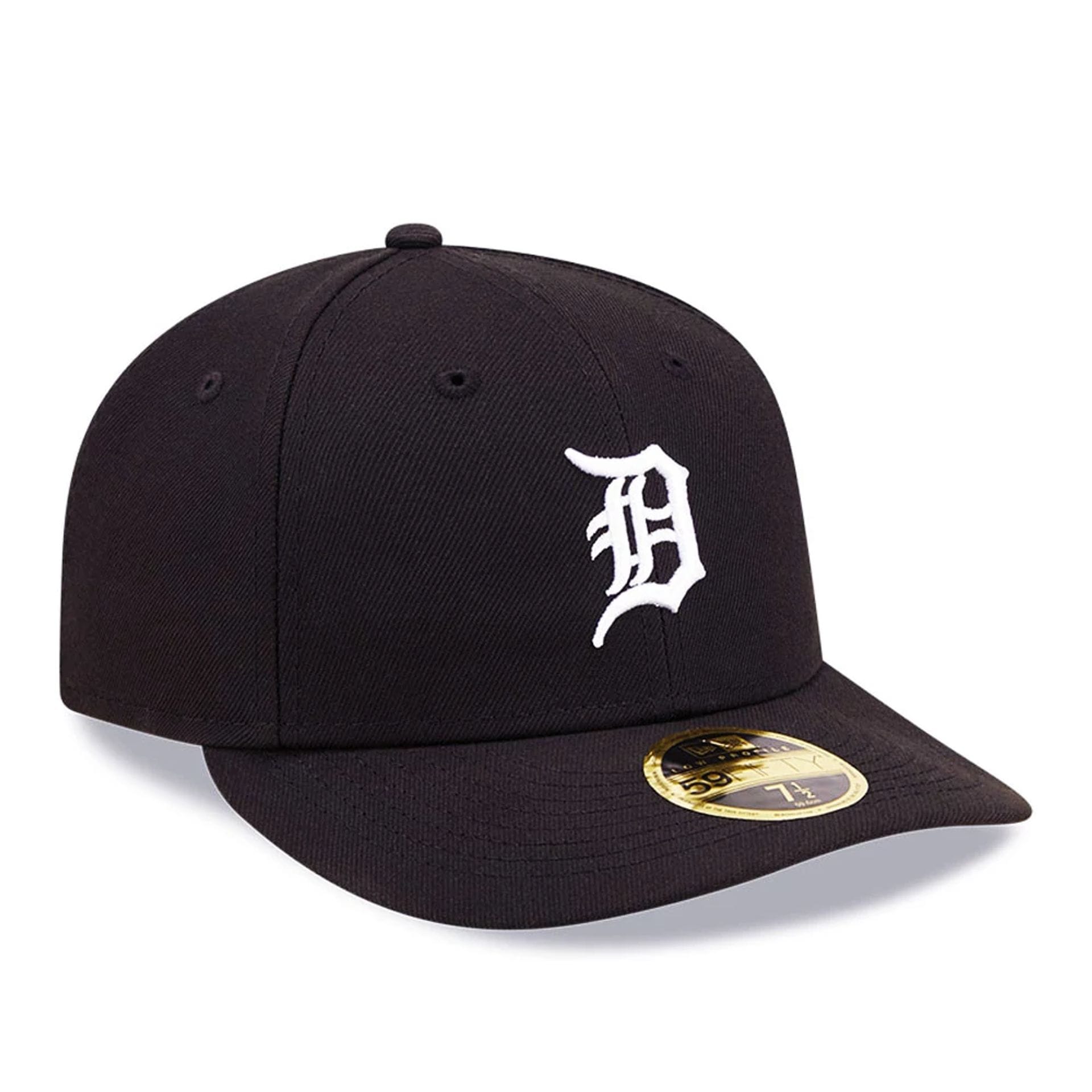 Detroit Tigers MLB Black Low Profile 59FIFTY Fitted Cap-kentox