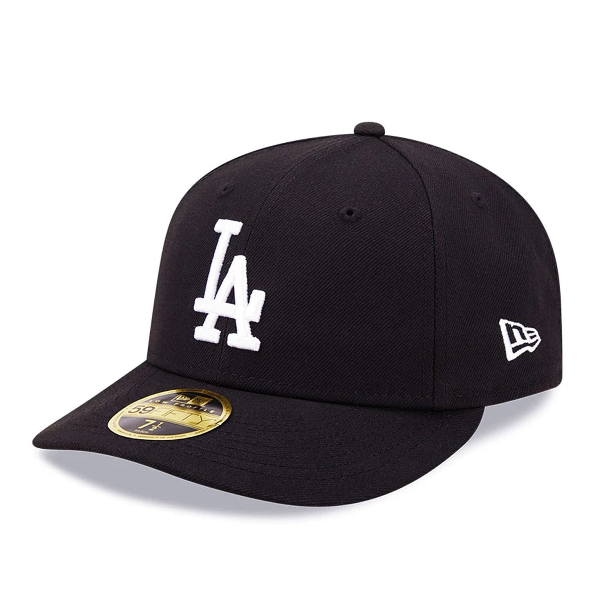 LA Dodgers MLB Black Low Profile 59FIFTY Fitted Cap-zelvios