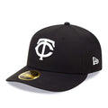 Minnesota Twins MLB Black Low Profile 59FIFTY Fitted Cap-zelvios
