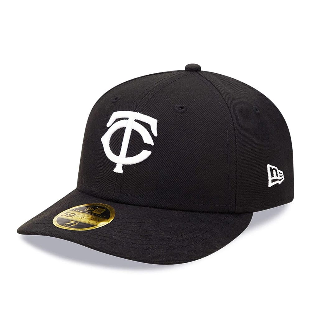 Minnesota Twins MLB Black Low Profile 59FIFTY Fitted Cap-zelvios