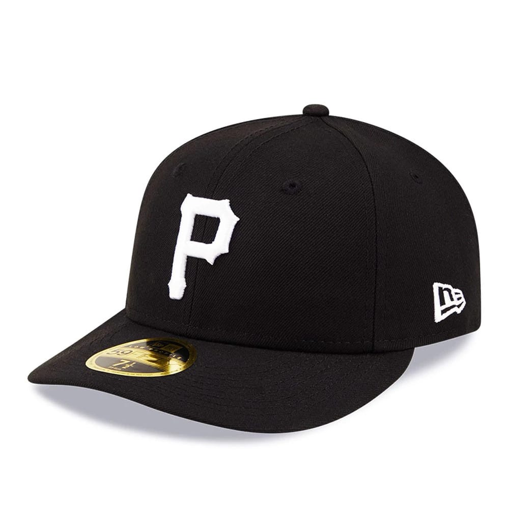 Pittsburgh Pirates MLB Black Low Profile 59FIFTY Fitted Cap-zelvios