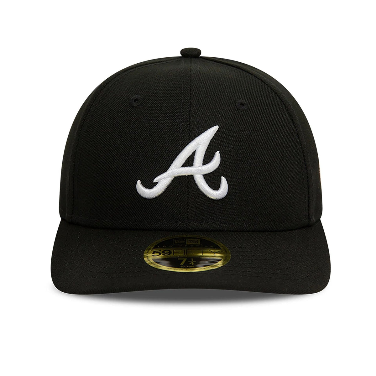 Atlanta Braves MLB Black Low Profile 59FIFTY Fitted Cap-zelvios
