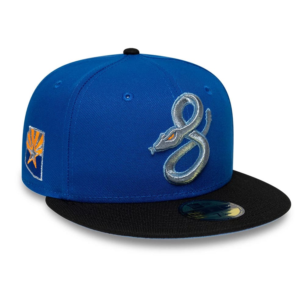 Arizona Diamondbacks MLB City Connect Blue & Black 59FIFTY Fitted Cap-zelvios