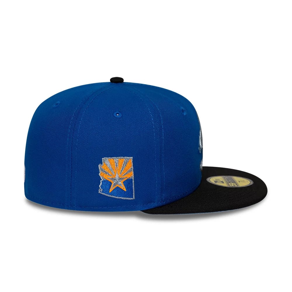 Arizona Diamondbacks MLB City Connect Blue & Black 59FIFTY Fitted Cap-zelvios