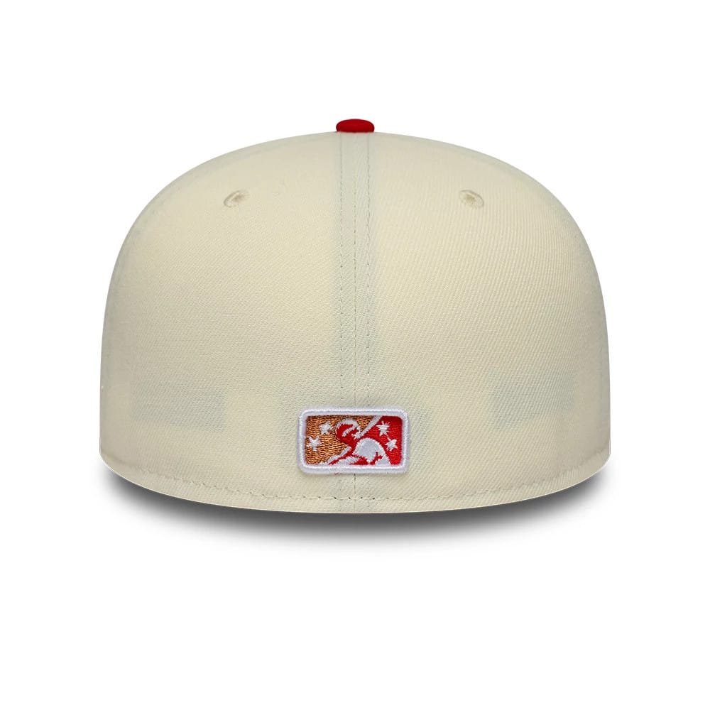 Buffalo Bisons MiLB Hometown White & Red 59FIFTY Fitted Cap-zelvios