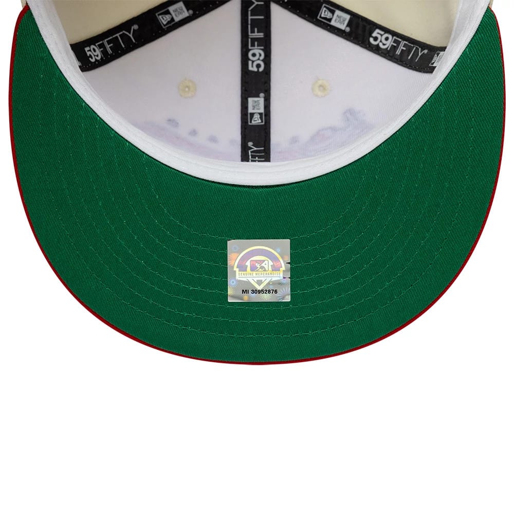 Buffalo Bisons MiLB Hometown White & Red 59FIFTY Fitted Cap-zelvios