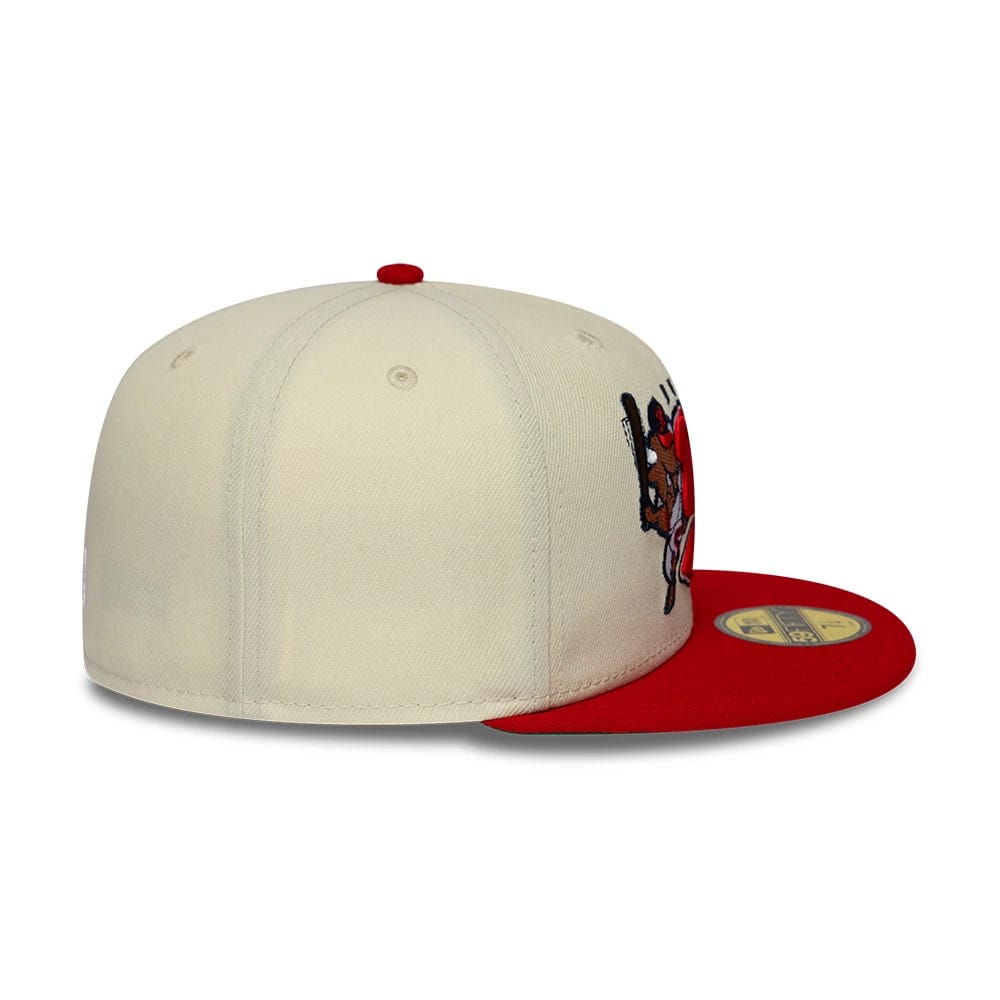 Buffalo Bisons MiLB Hometown White & Red 59FIFTY Fitted Cap-zelvios