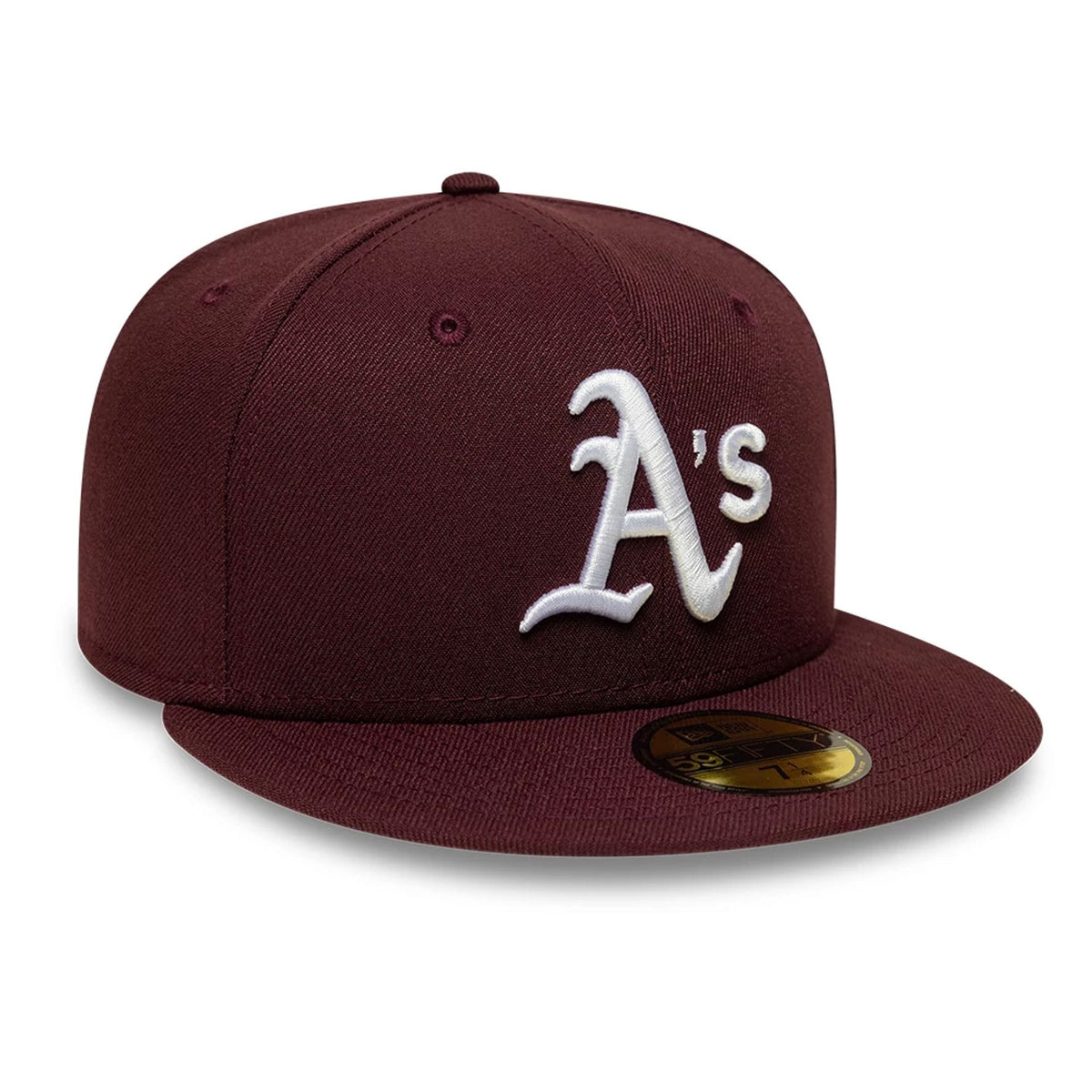 Athletics MLB Dark Purple 59FIFTY Fitted Cap-zelvios