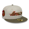 Houston Astros MLB Cooperstown Beige 59FIFTY Fitted Cap-zelvios