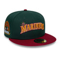 Seattle Mariners MLB Cooperstown Dark Green 59FIFTY Fitted Cap-zelvios