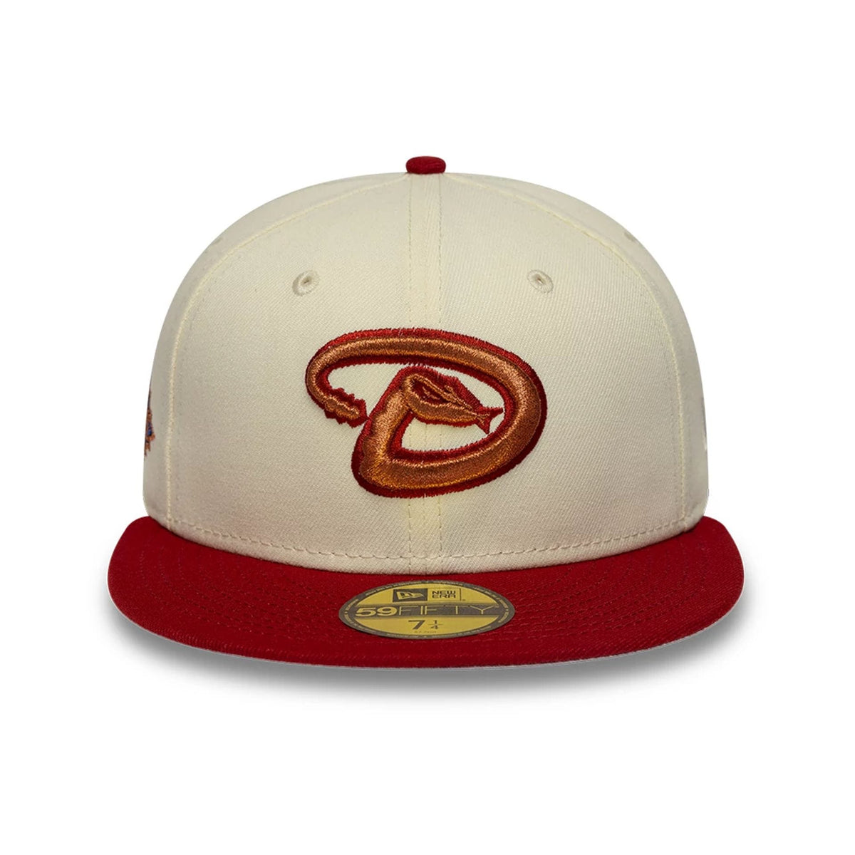 Arizona Diamondbacks MLB Cooperstown White 59FIFTY Fitted Cap-zelvios
