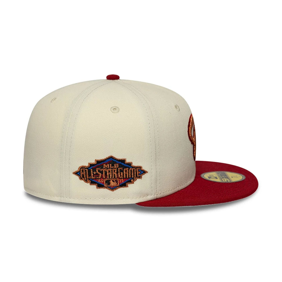 Arizona Diamondbacks MLB Cooperstown White 59FIFTY Fitted Cap-zelvios
