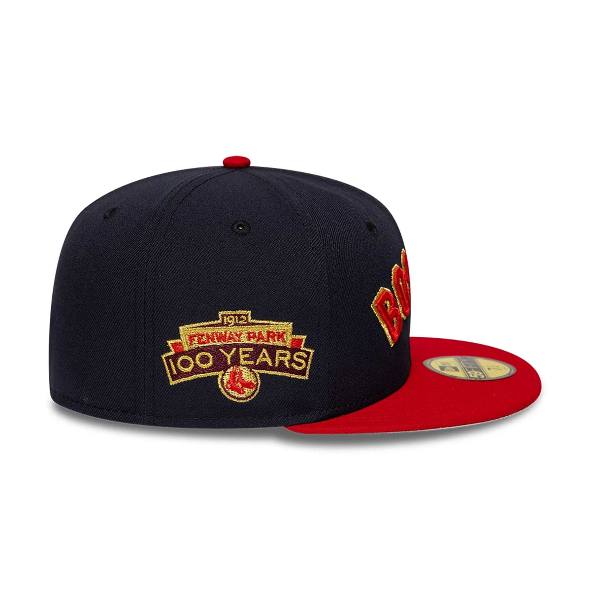 Boston Red Sox MLB Cooperstown Navy 59FIFTY Fitted Cap-zelvios