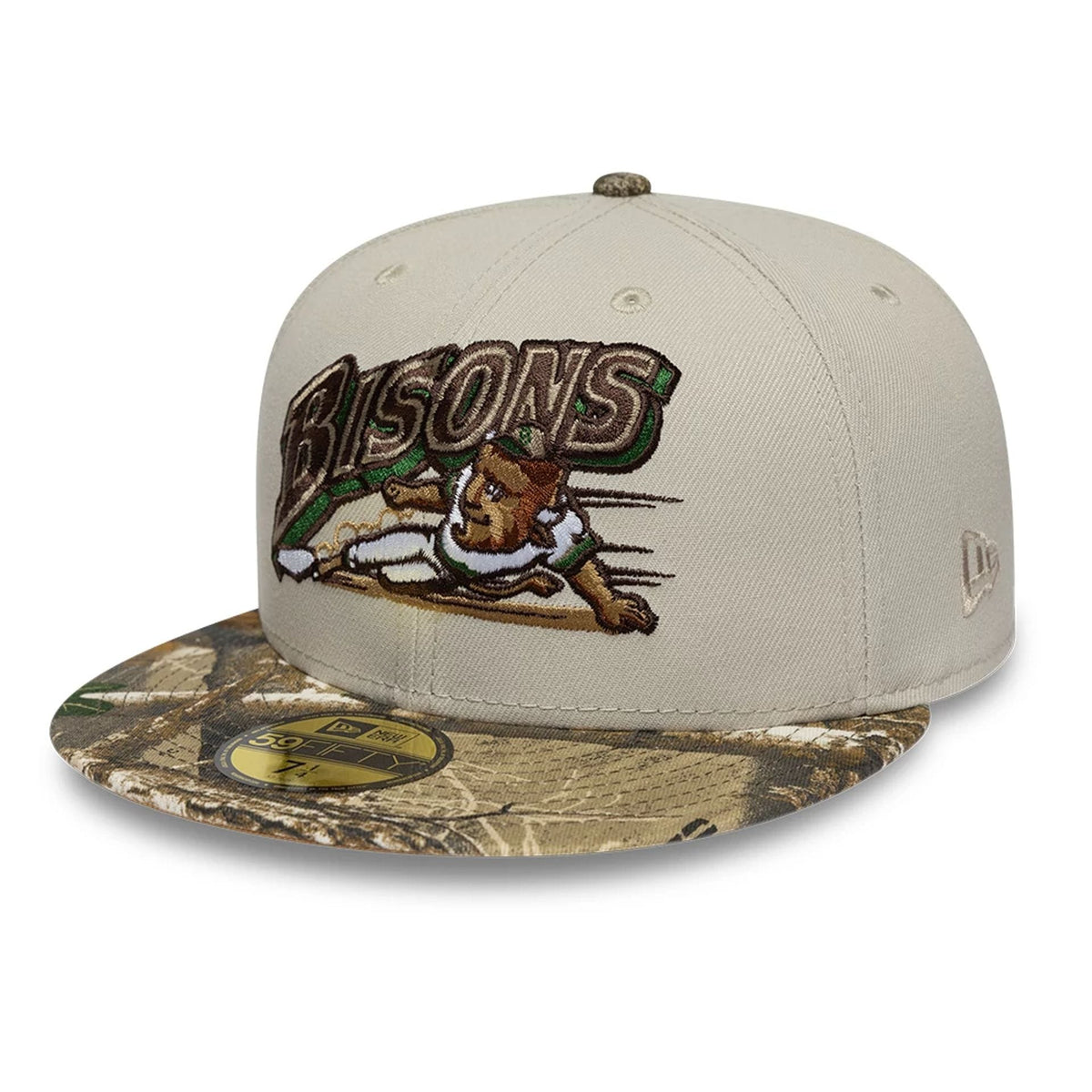 Buffalo Bisons MiLB Hometown Beige 59FIFTY Fitted Cap-zelvios