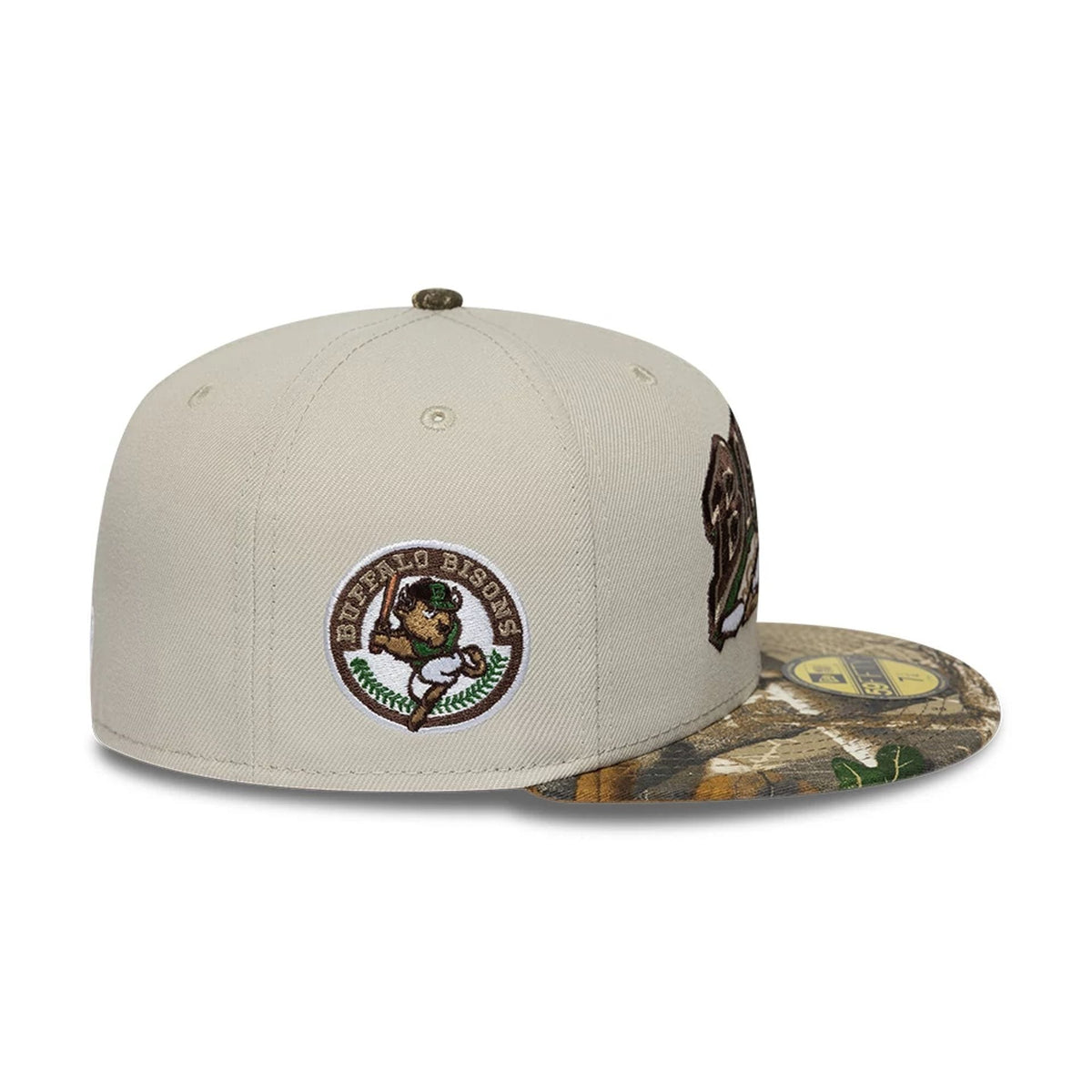 Buffalo Bisons MiLB Hometown Beige 59FIFTY Fitted Cap-zelvios