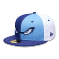 Lake Elsinore Storm MiLB Pinwheel Pastel Blue 59FIFTY Fitted Cap-zelvios