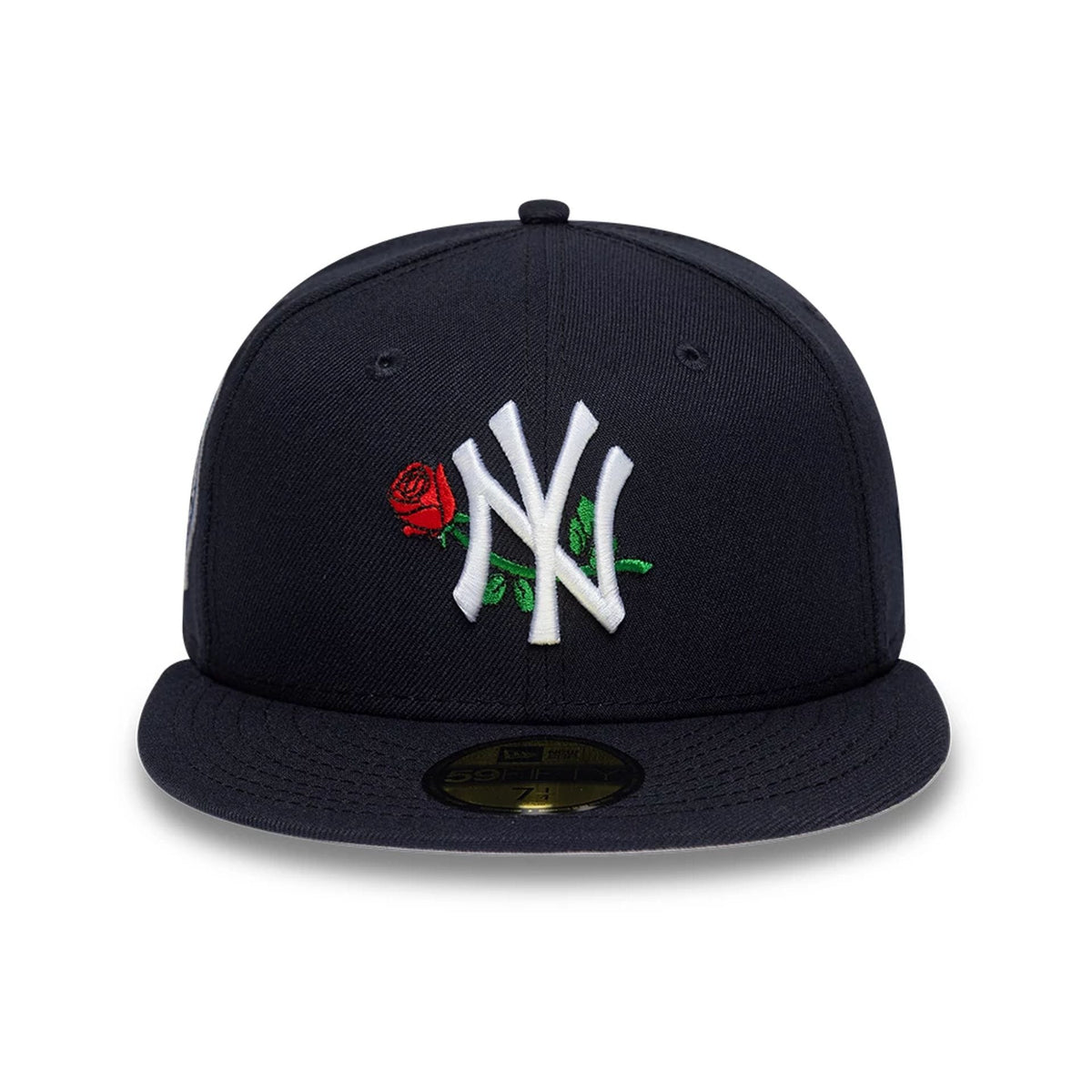 New York Yankees MLB Rose Navy 59FIFTY Fitted Cap-zelvios