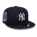 New York Yankees MLB Rose Navy 59FIFTY Fitted Cap-zelvios