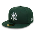 New York Yankees MLB Dark Green 59FIFTY Fitted Cap-zelvios