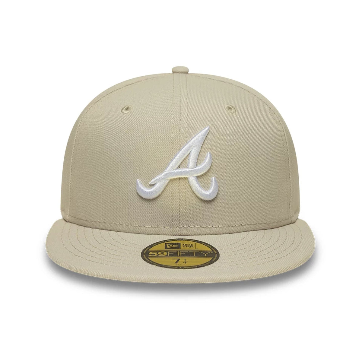 Atlanta Braves MLB Beige 59FIFTY Fitted Cap-zelvios