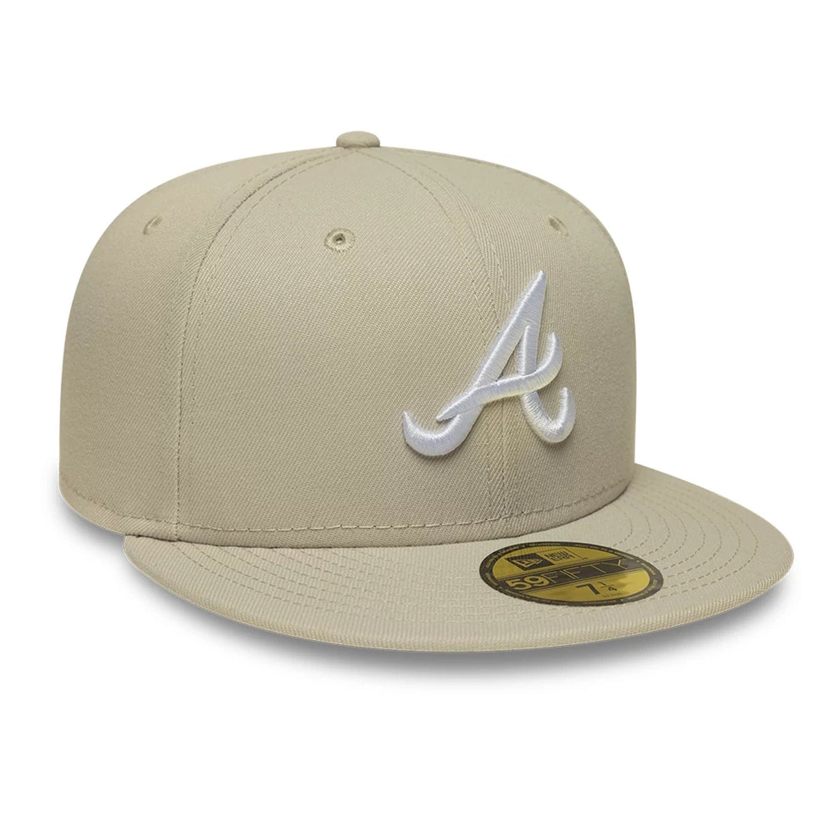 Atlanta Braves MLB Beige 59FIFTY Fitted Cap-zelvios