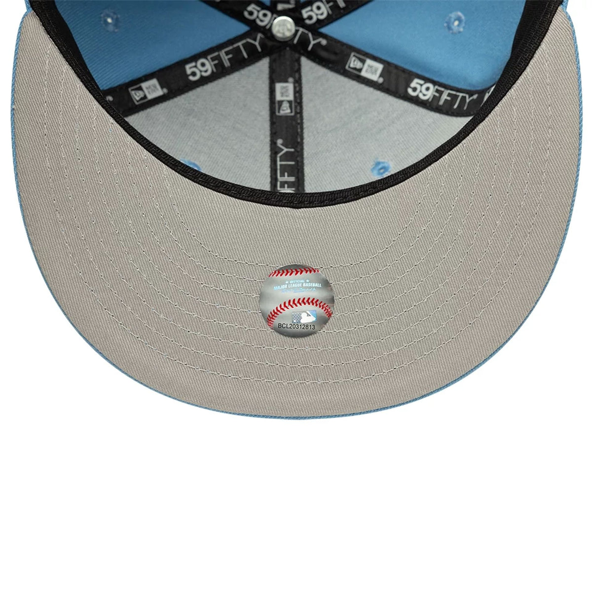 Atlanta Braves MLB Pastel Blue 59FIFTY Fitted Cap-zelvios