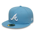 Atlanta Braves MLB Pastel Blue 59FIFTY Fitted Cap-zelvios