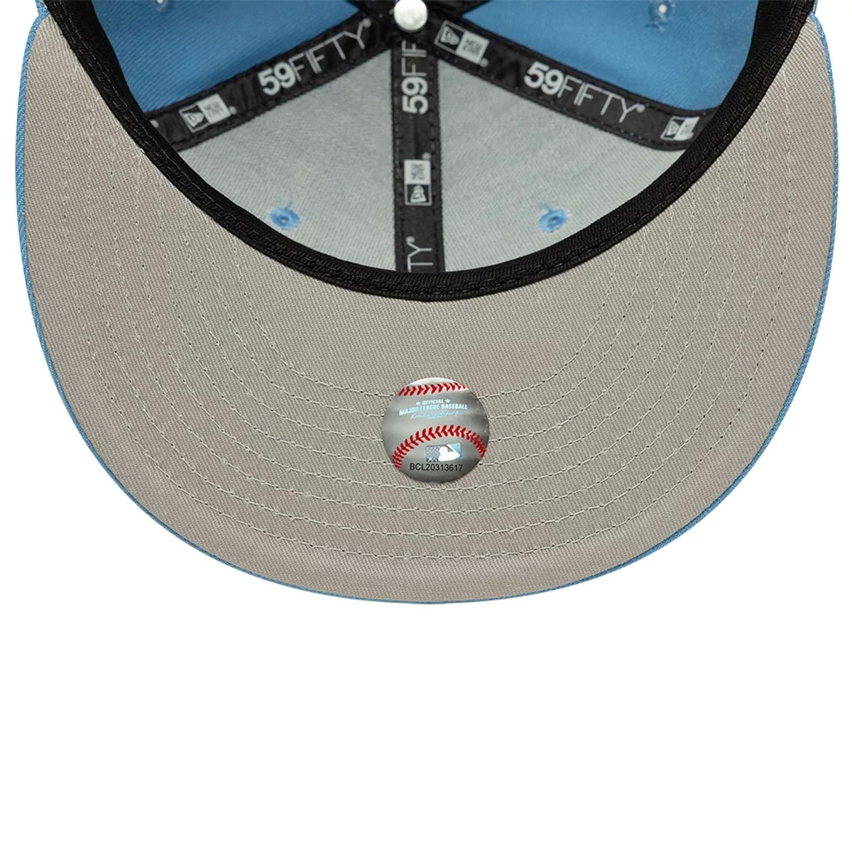 New York Yankees MLB Pastel Blue 59FIFTY Fitted Cap-zelvios
