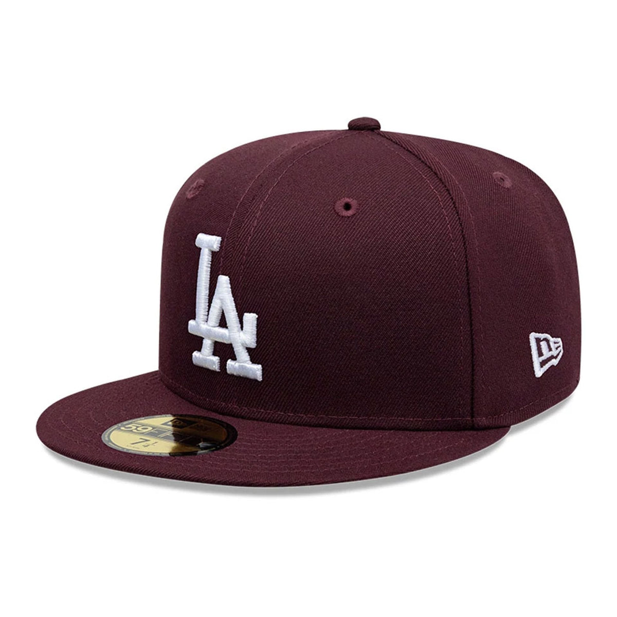 LA Dodgers MLB Dark Purple 59FIFTY Fitted Cap-zelvios