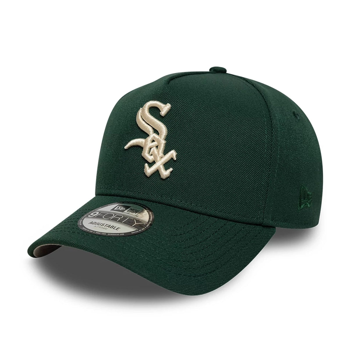Chicago White Sox MLB Dark Green 9FORTY A-Frame Adjustable Cap-zelvios