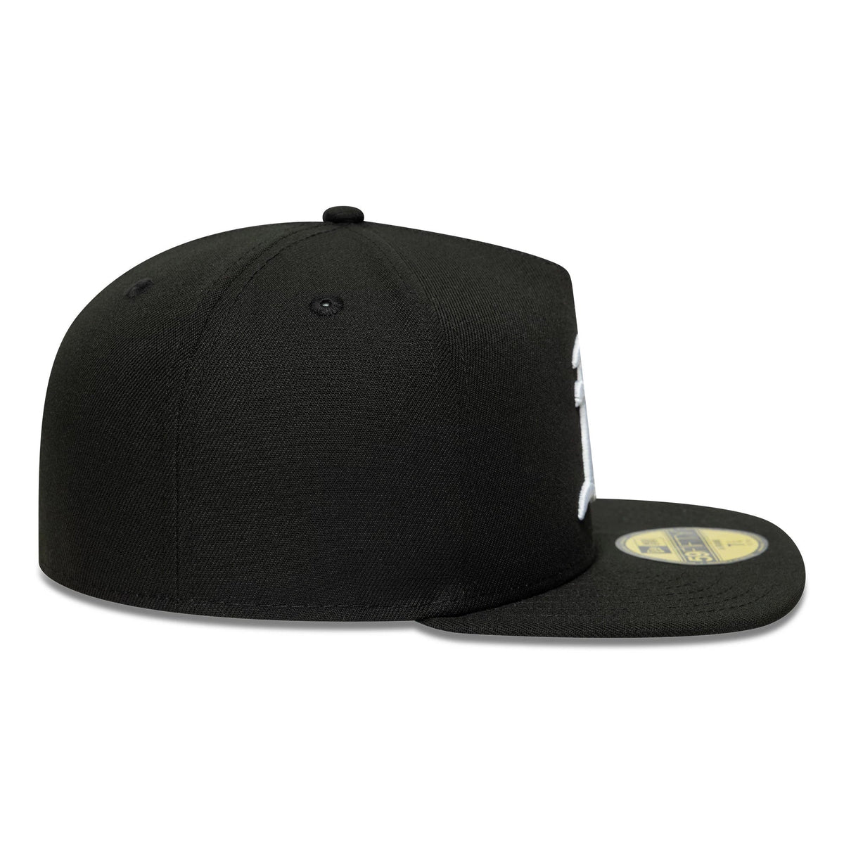 Oakland Athletics MLB Flat Black 59FIFTY A-Frame Fitted Cap-zelvios