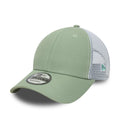New Era Green 9FORTY Trucker Adjustable Cap-zelvios