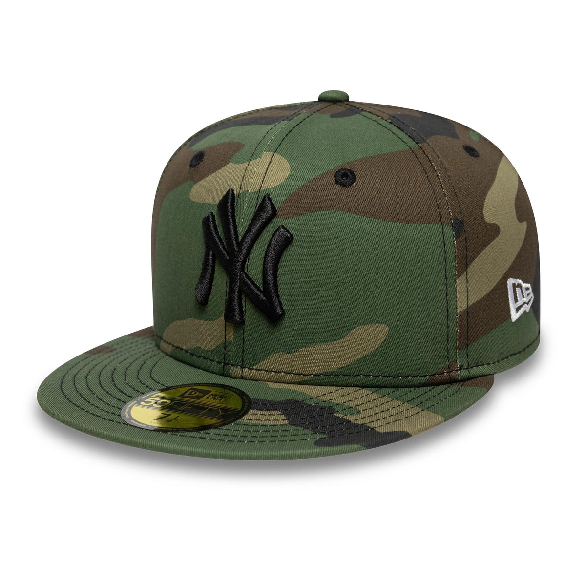 New York Yankees MLB Green Camo 59FIFTY Fitted Cap-zelvios