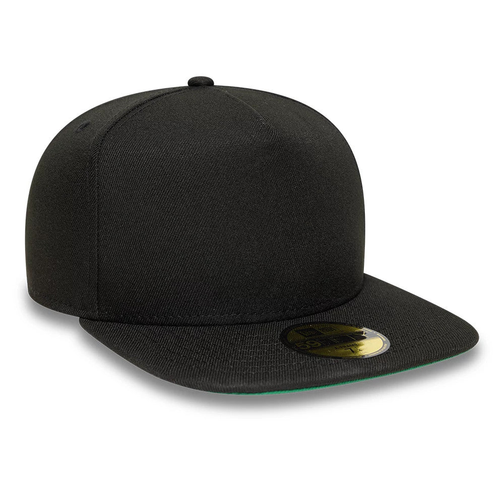 New Era Black 59FIFTY Fitted A-Frame Cap-zelvios