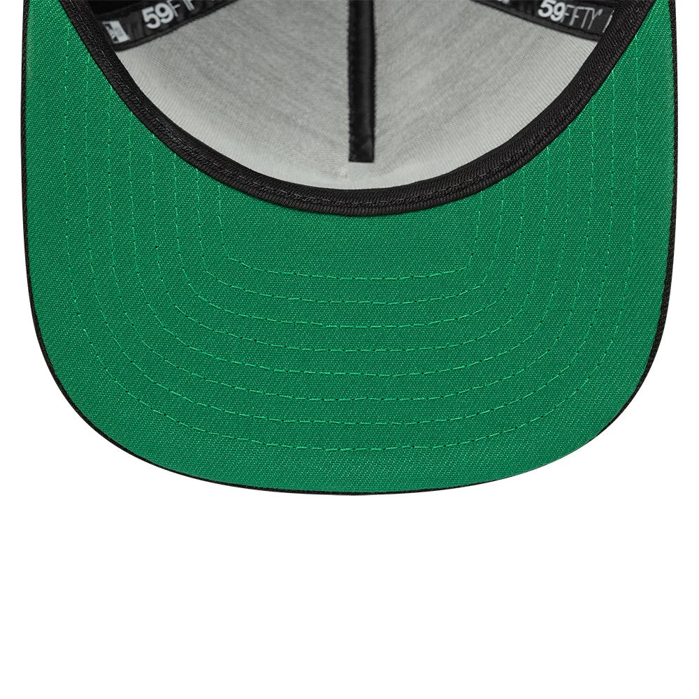 New Era Black 59FIFTY Fitted A-Frame Cap-zelvios