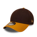 New Era Dark Brown 39THIRTY Stretch Fit Cap-zelvios