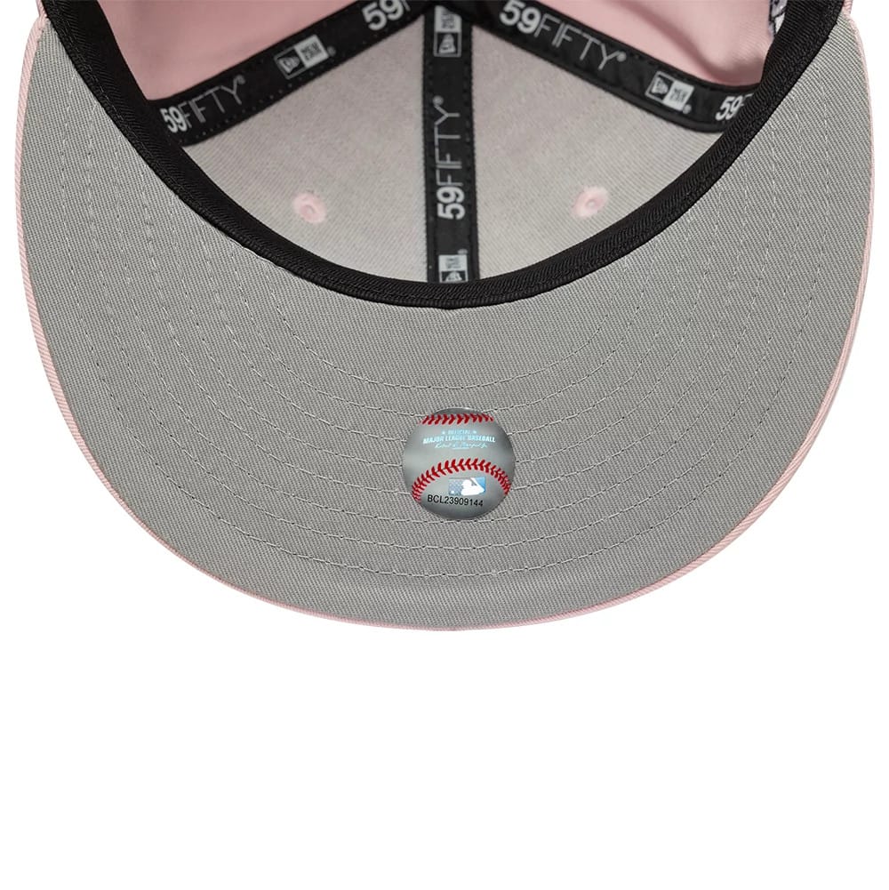 Atlanta Braves MLB Pink 59FIFTY Fitted Cap-zelvios