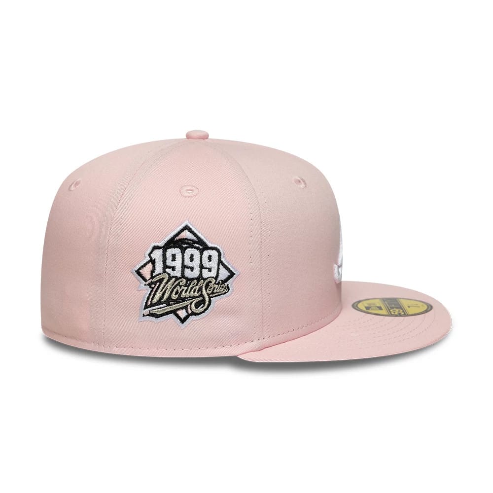 Atlanta Braves MLB Pink 59FIFTY Fitted Cap-zelvios