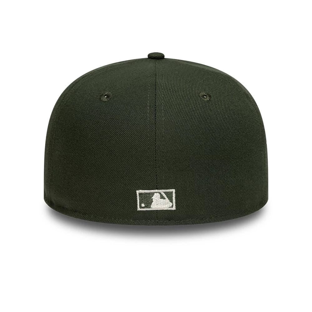 New York Yankees MLB Dark Green 59FIFTY Fitted Cap-zelvios