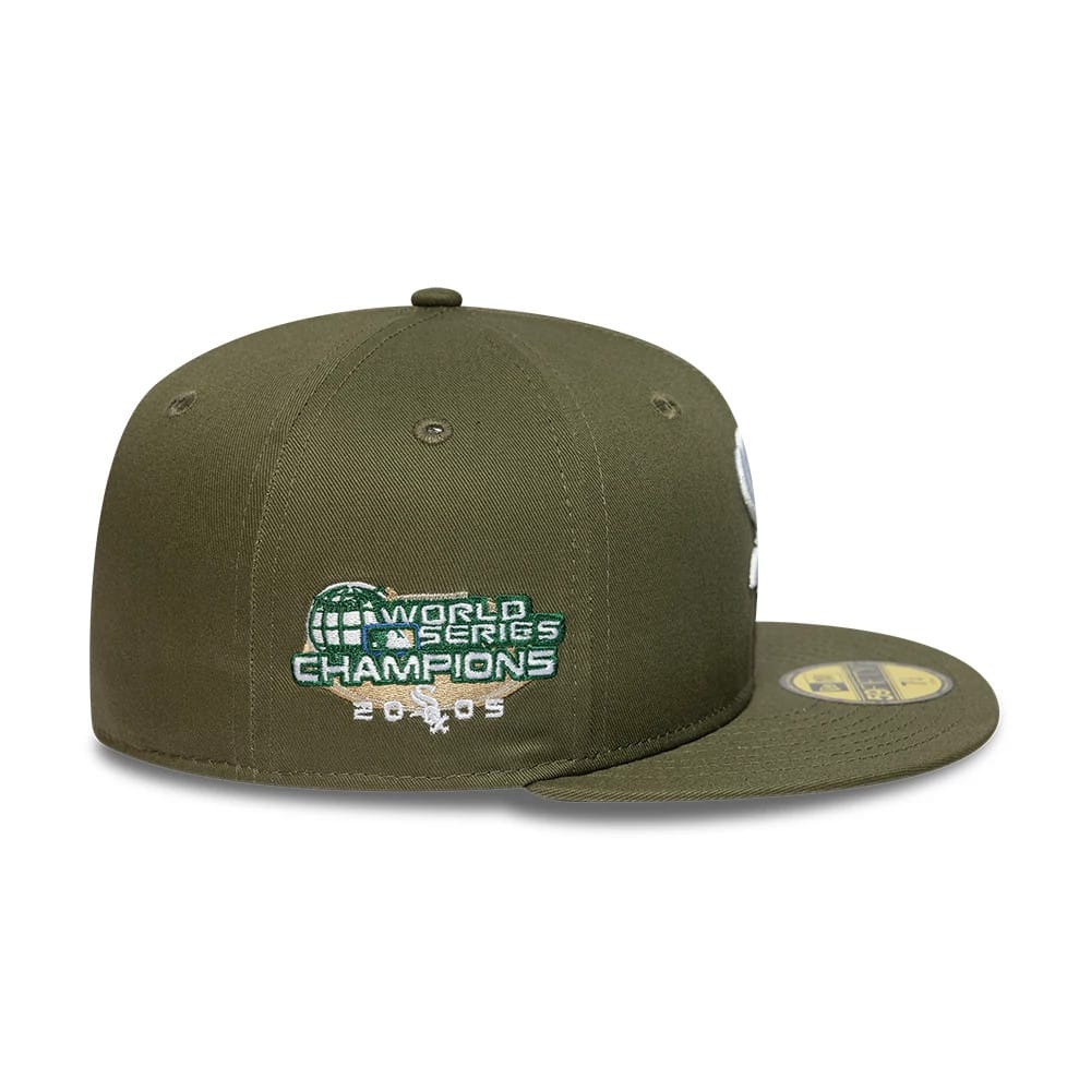 Chicago White Sox MLB Green 59FIFTY Fitted Cap-zelvios