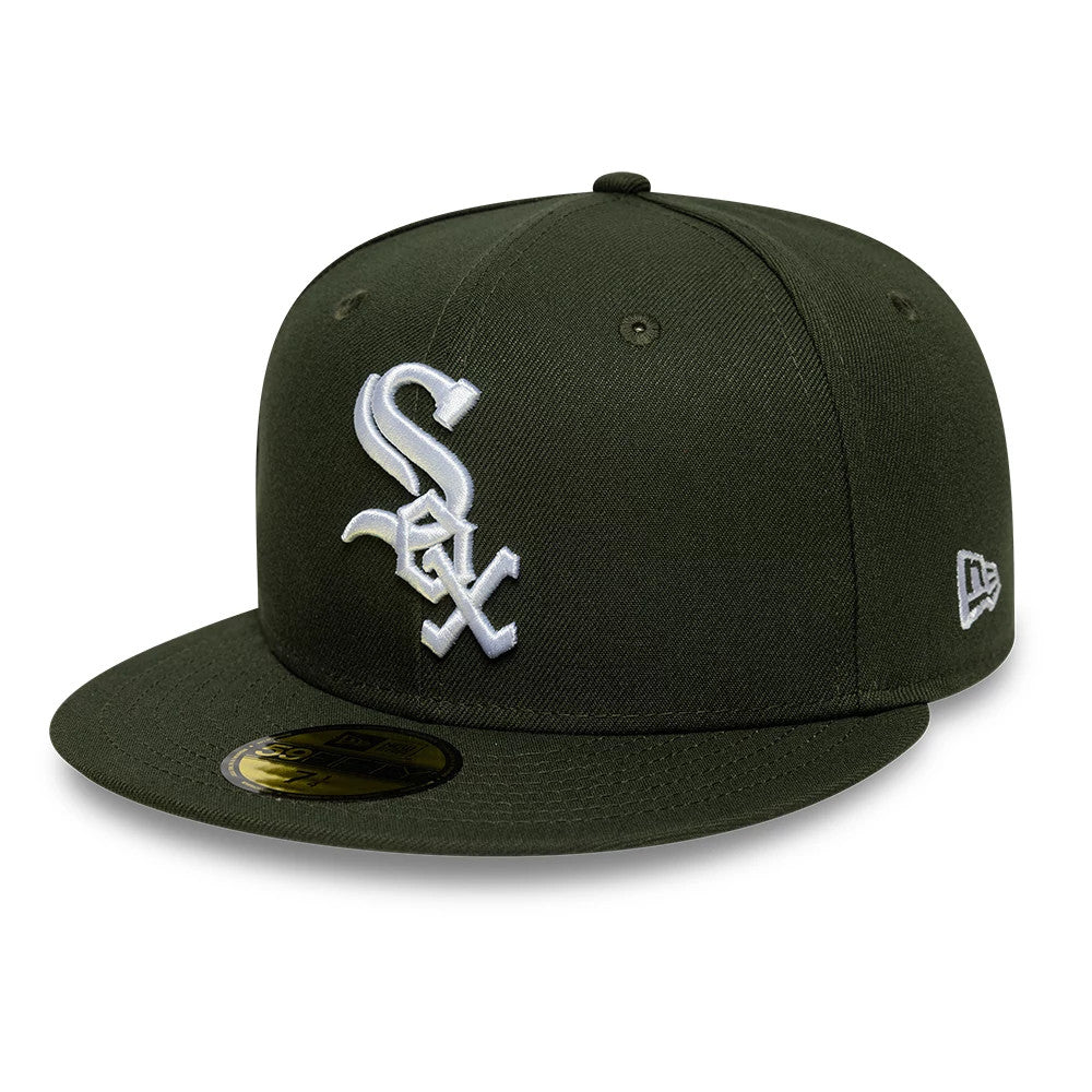 Chicago White Sox MLB Dark Green 59FIFTY Fitted Cap-zelvios