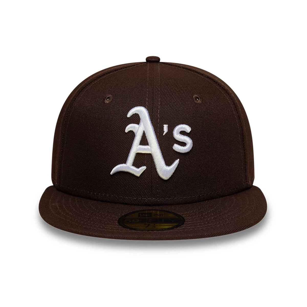 Athletics MLB Dark Brown 59FIFTY Fitted Cap-zelvios