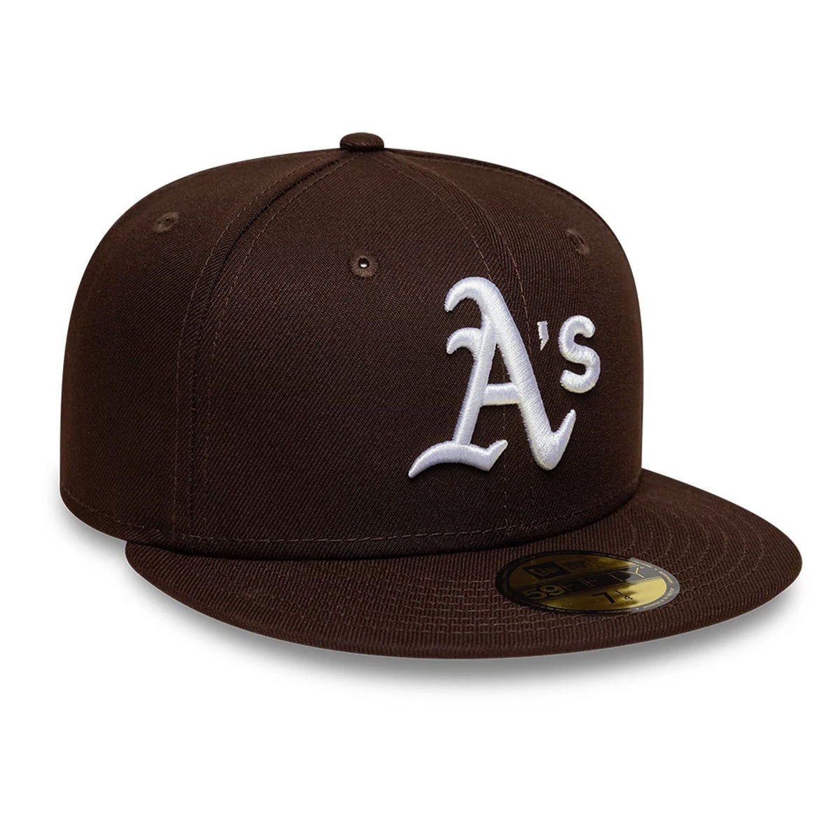 Athletics MLB Dark Brown 59FIFTY Fitted Cap-zelvios